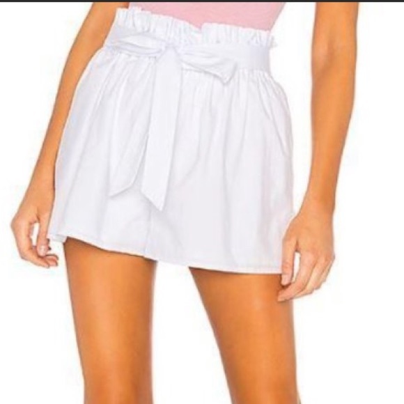 Lovers + Friends Pants - Lovers & Friends Augusta Paper Bag Shorts Sz M NWT